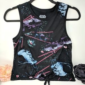 Star Wars Tie Front Tank Top XS